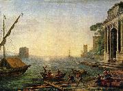 Seehafen beim Aufgang der Sonne Claude Lorrain